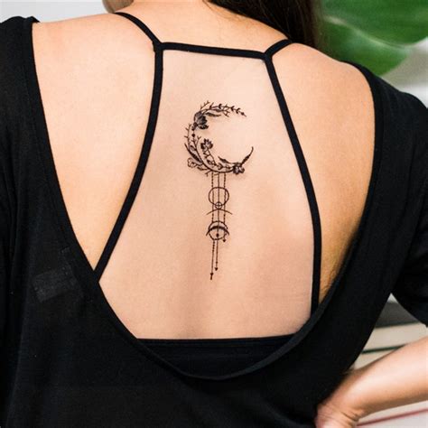 pretty moon tattoos|feminine moon tattoos.